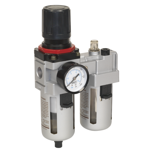 Sealey SA4001 Air Filter/Regulator/Lubricator - High Flow