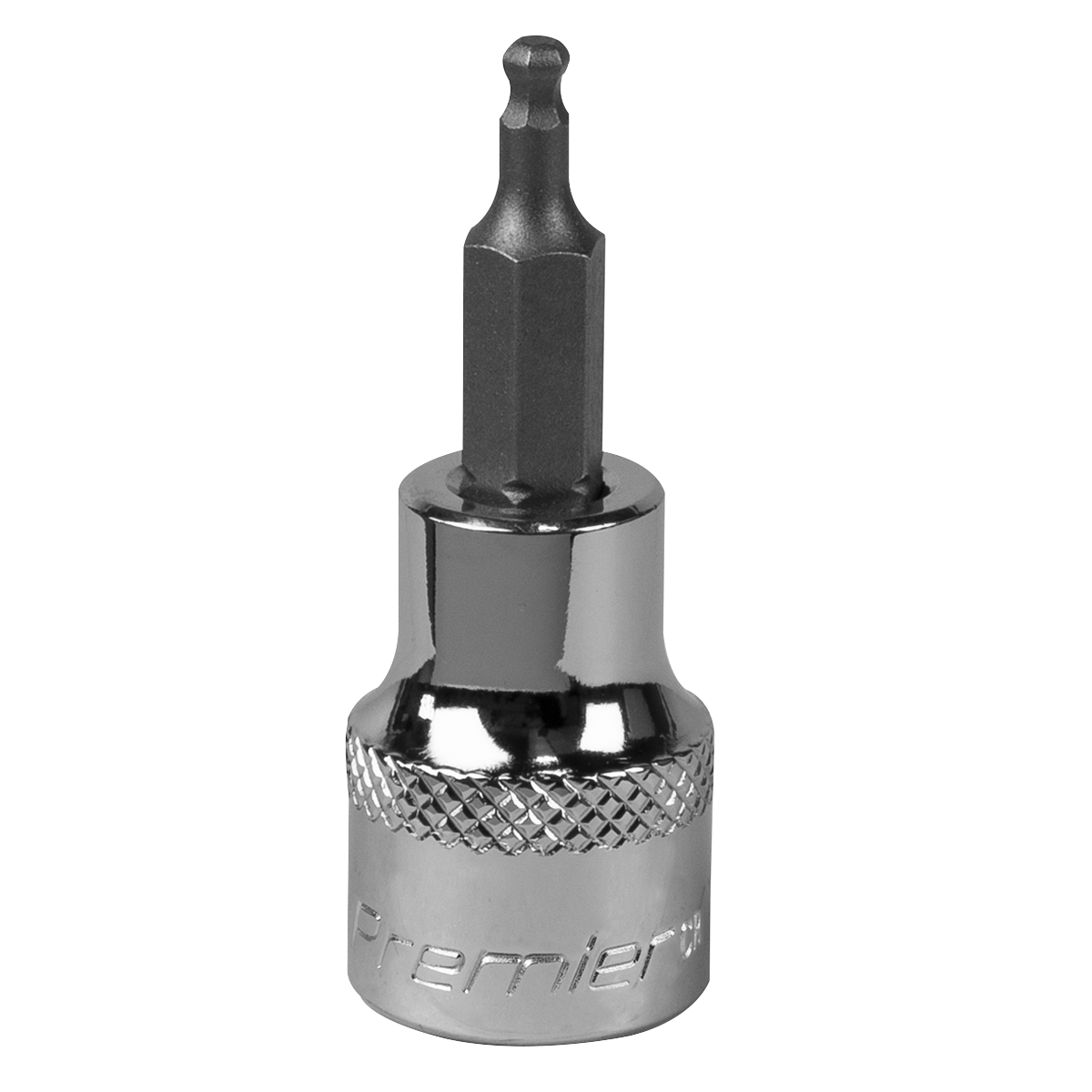 Sealey SBBH001 Ball-End Hex Socket Bit 3mm 3/8"Sq Drive