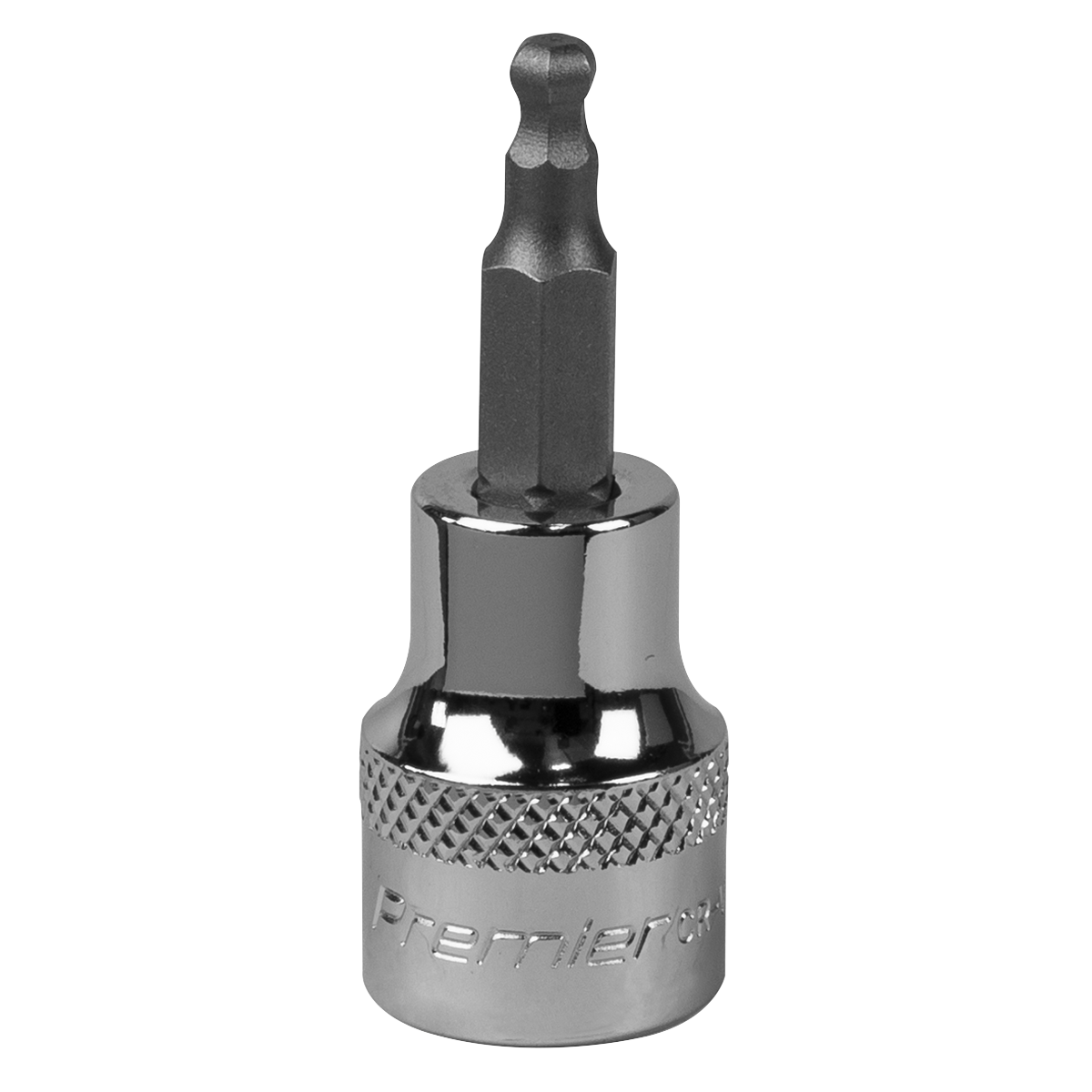 Sealey SBBH002 Ball-End Hex Socket Bit 4mm 3/8"Sq Drive