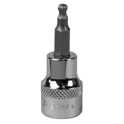 Sealey SBBH002 Ball-End Hex Socket Bit 4mm 3/8"Sq Drive