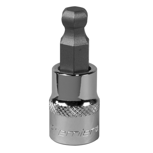 Sealey SBBH007 Ball-End Hex Socket Bit 9mm 3/8"Sq Drive