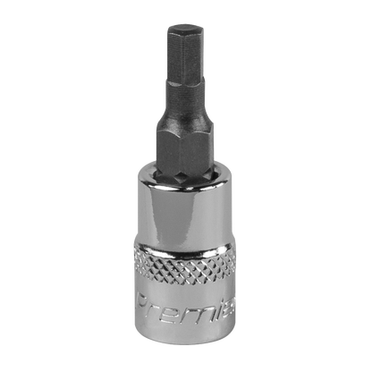 Sealey SBH002 Hex Socket Bit 4mm 1/4"Sq Drive