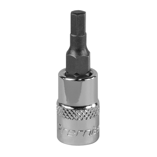 Sealey SBH002 Hex Socket Bit 4mm 1/4"Sq Drive