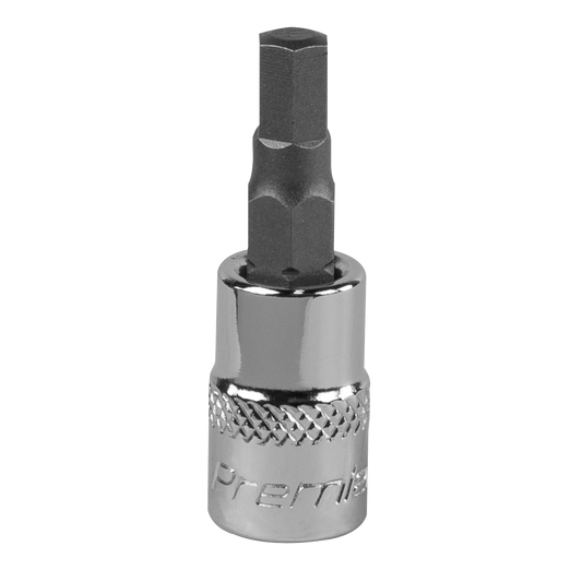 Sealey SBH003 Hex Socket Bit 5mm 1/4"Sq Drive