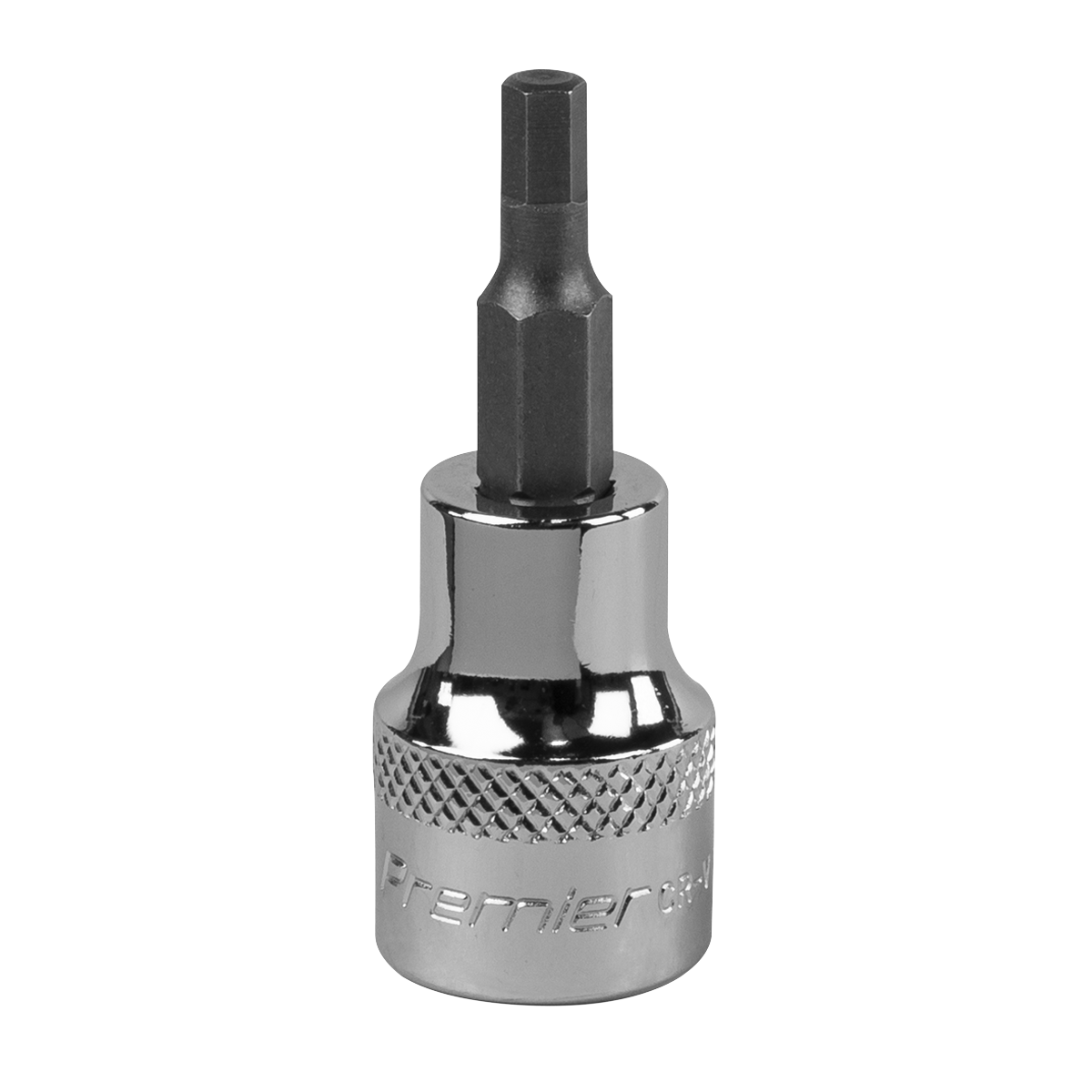 Sealey SBH007 Hex Socket Bit 4mm 3/8"Sq Drive