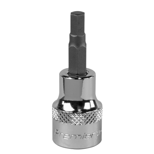 Sealey SBH008 Hex Socket Bit 5mm 3/8"Sq Drive