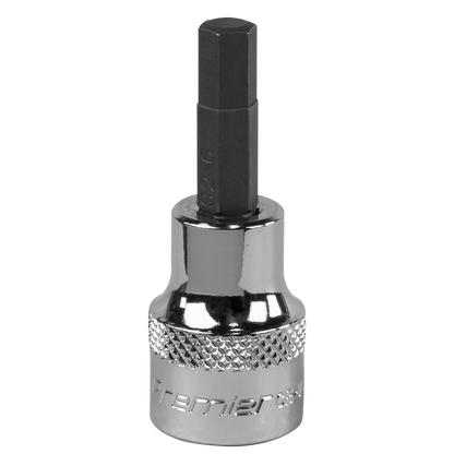 Sealey SBH009 Hex Socket Bit 6mm 3/8"Sq Drive