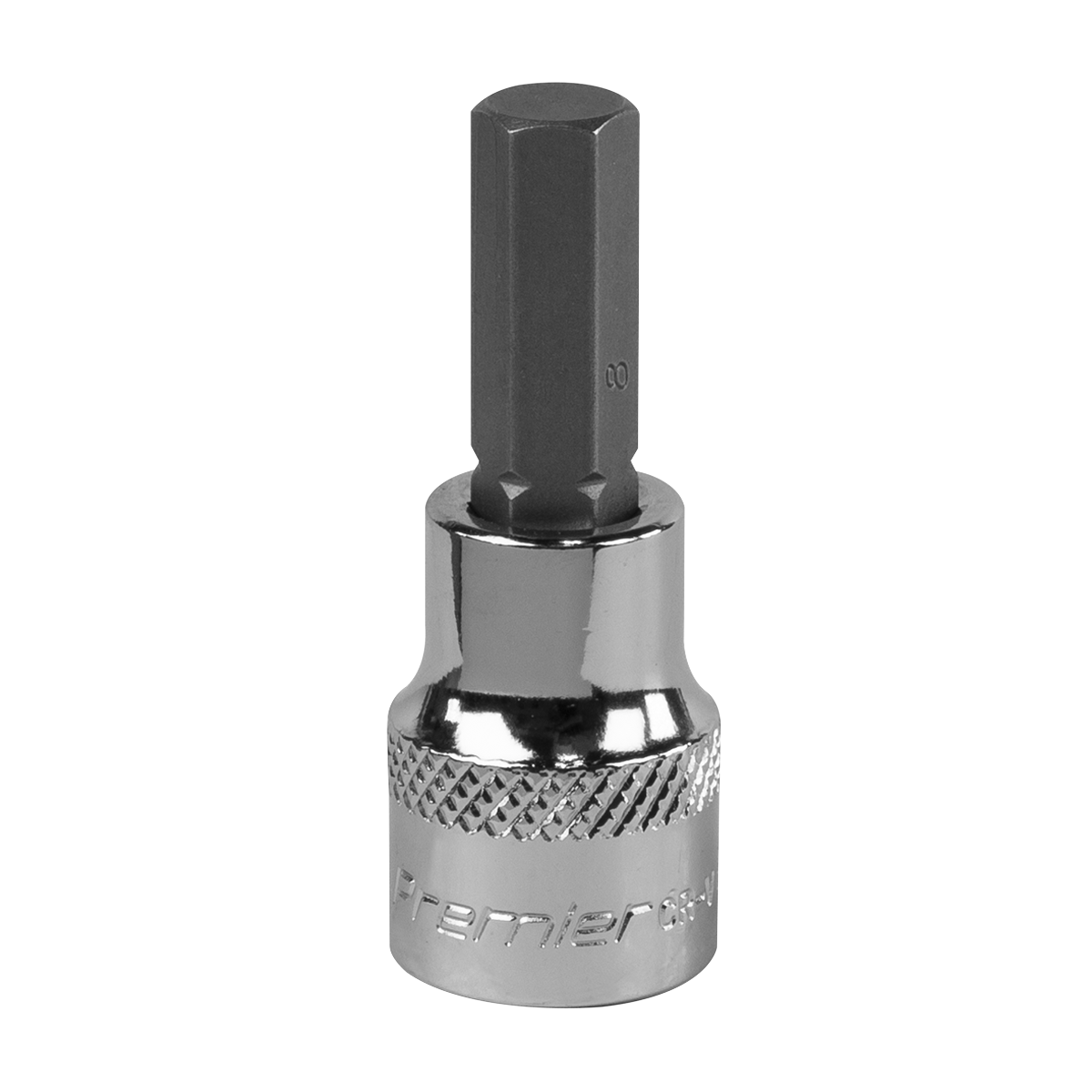 Sealey SBH011 Hex Socket Bit 8mm 3/8"Sq Drive