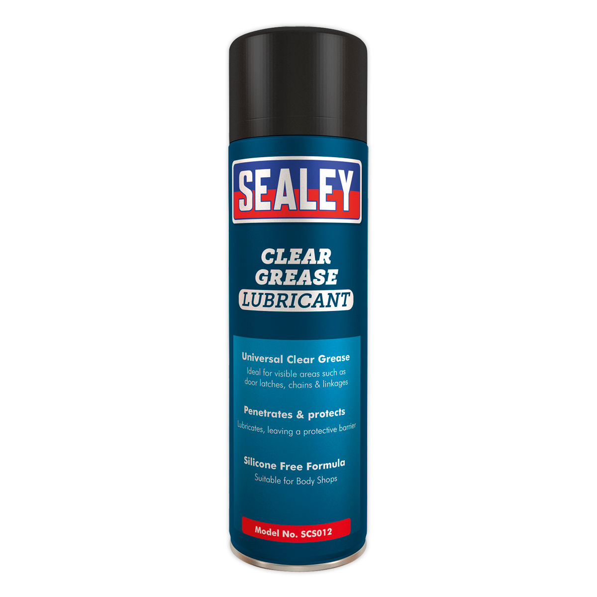 Sealey SCS012 Clear Grease Lubricant 500ml Pack of 6