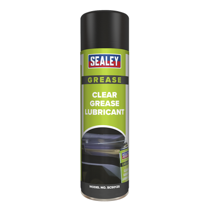 Sealey SCS012 Clear Grease Lubricant 500ml Pack of 6