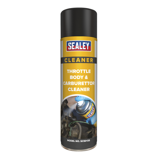 Sealey SCS013 Throttle Body & Carburettor Cleaner 500ml Pack of 6