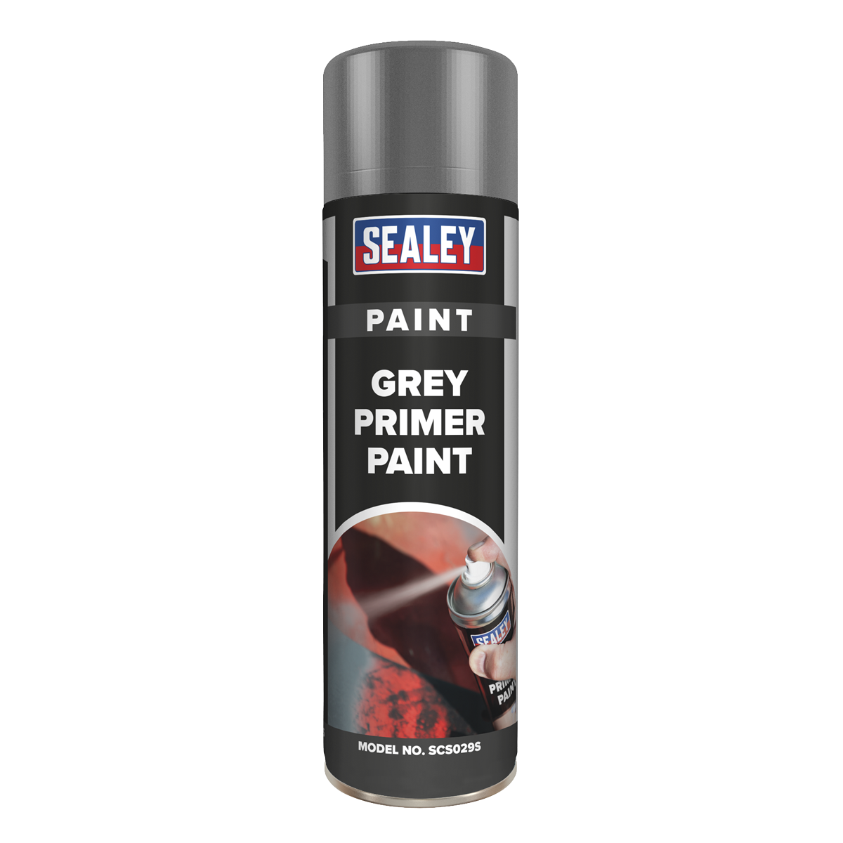 Sealey SCS029S Grey Primer Paint 500ml