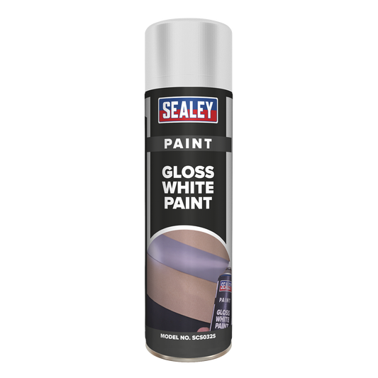 Sealey SCS032S White Gloss Paint 500ml