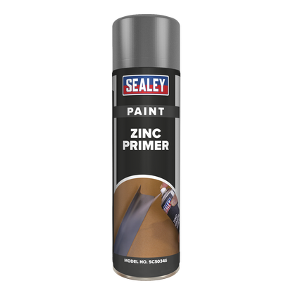 Sealey SCS034S Grey Zinc Primer Paint 500ml