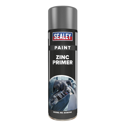 Sealey SCS034S Grey Zinc Primer Paint 500ml