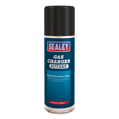 Sealey SCS035 Butane Gas Refill 200ml Pack of 6