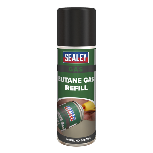 Sealey SCS035S Butane Gas Refill 200ml