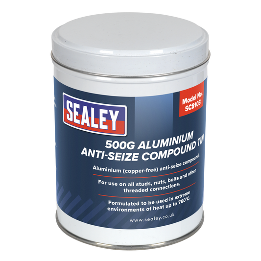 Sealey SCS103 Aluminium Anti-Seize Compound 500g Tin