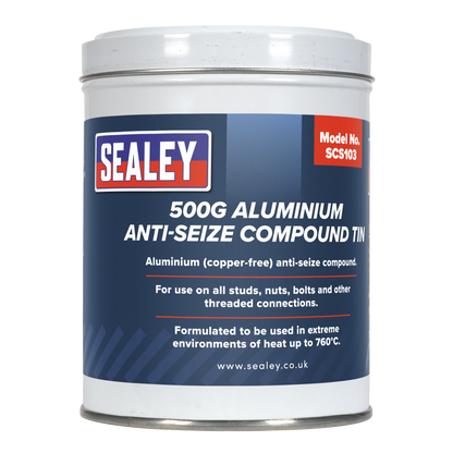 Sealey SCS103 Aluminium Anti-Seize Compound 500g Tin