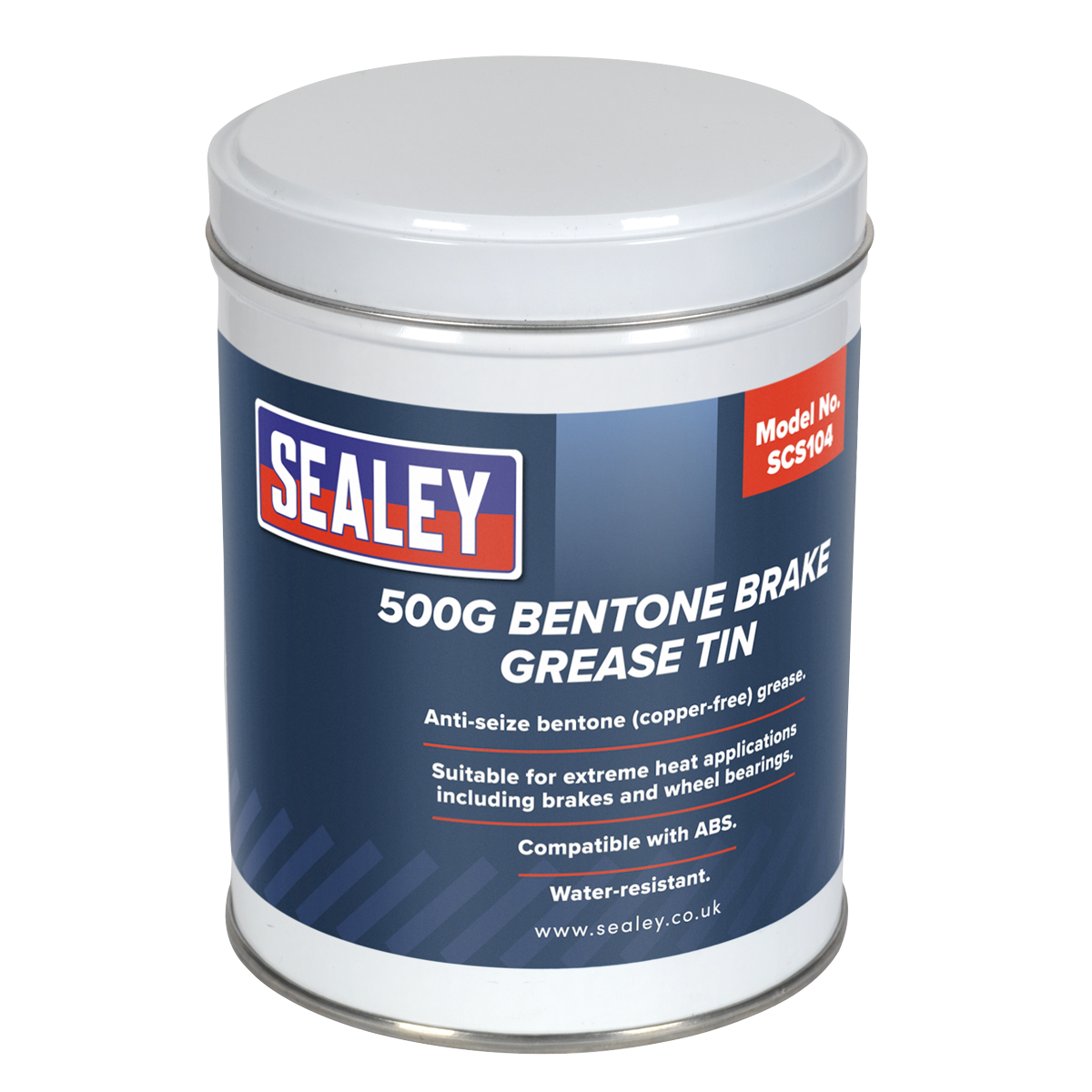 Sealey SCS104 Bentone Grease for Brakes 500g Tin