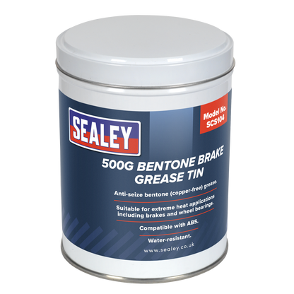 Sealey SCS104 Bentone Grease for Brakes 500g Tin