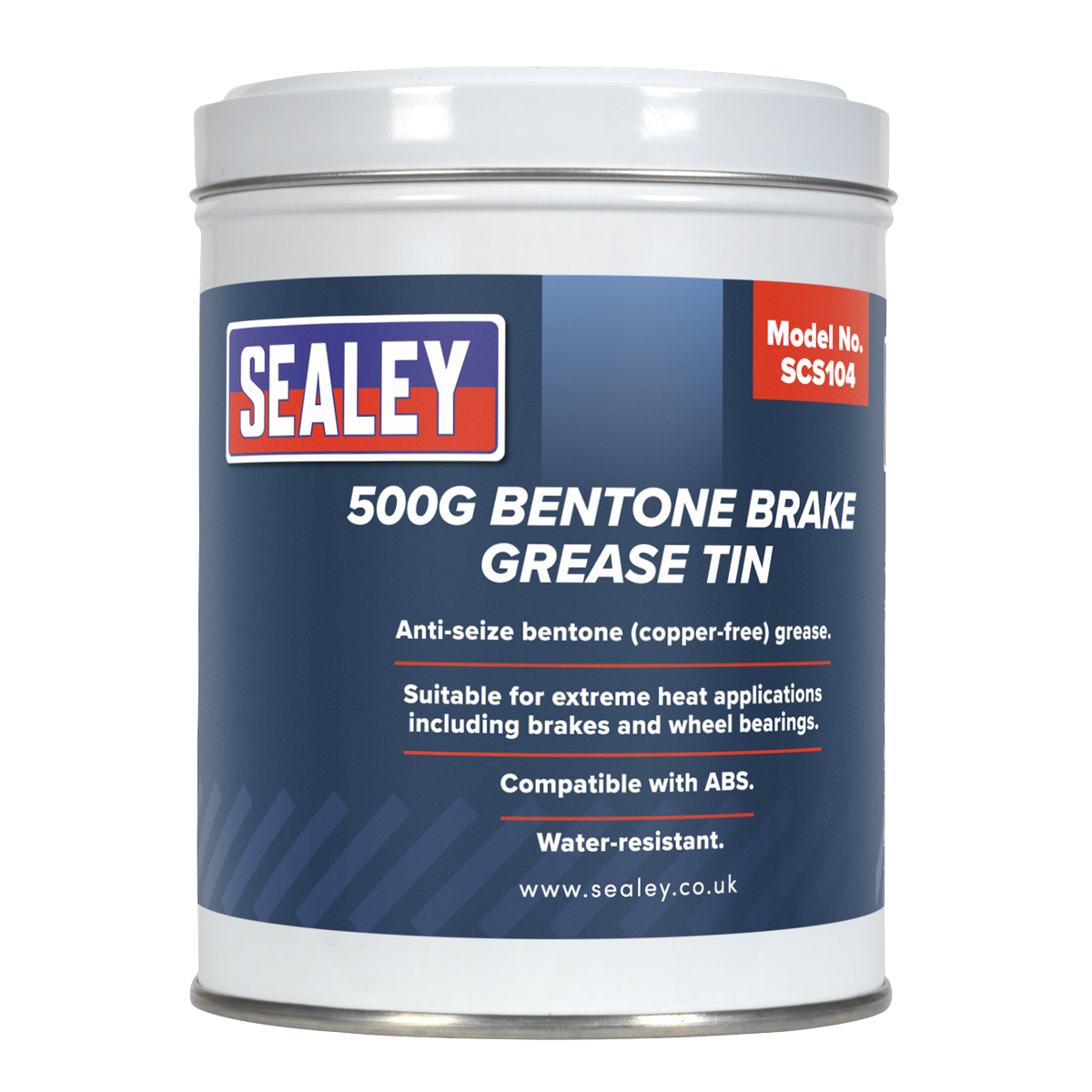 Sealey SCS104 Bentone Grease for Brakes 500g Tin