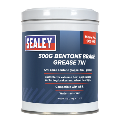 Sealey SCS104 Bentone Grease for Brakes 500g Tin