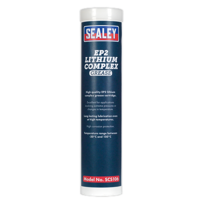 Sealey SCS106 EP2 Lithium Complex Grease Cartridge 400g