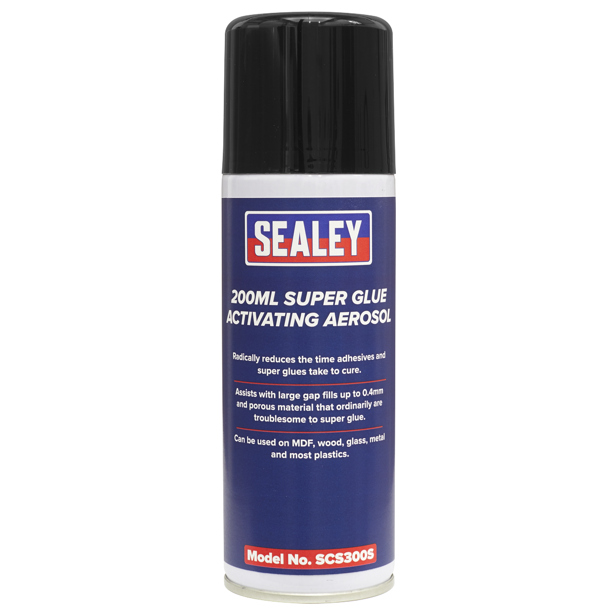 Sealey SCS300S Super Glue Activating Aerosol 200ml