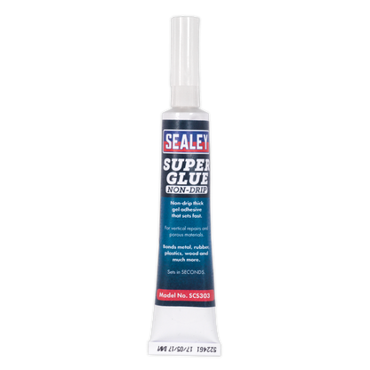 Sealey SCS303S Super Glue Non-Drip Gel 20g