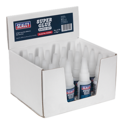 Sealey SCS304 Super Glue Rapid Set 20g Pack of 20