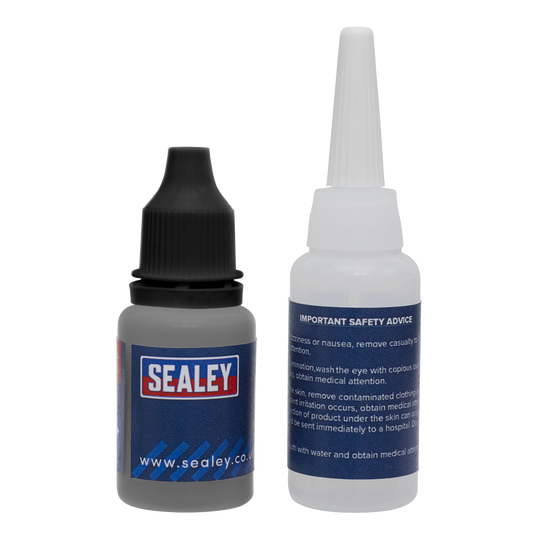 Sealey SCS908 Fast-Fix Filler & Adhesive - Black