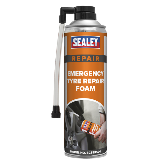 Sealey SCSTR500 Emergency Tyre Repair Foam 500ml