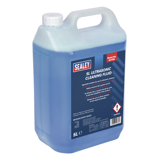 Sealey SCT5D Ultrasonic Cleaning Fluid 5L