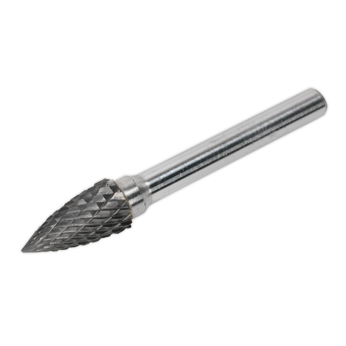 Sealey SDB03 Tungsten Carbide Rotary Burr Arc Pointed Nose 10mm