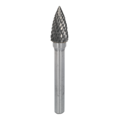 Sealey SDB03 Tungsten Carbide Rotary Burr Arc Pointed Nose 10mm