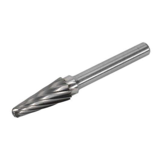 Sealey SDBC6 Tungsten Carbide Rotary Burr Conical Ball Nose Ripper/Coarse