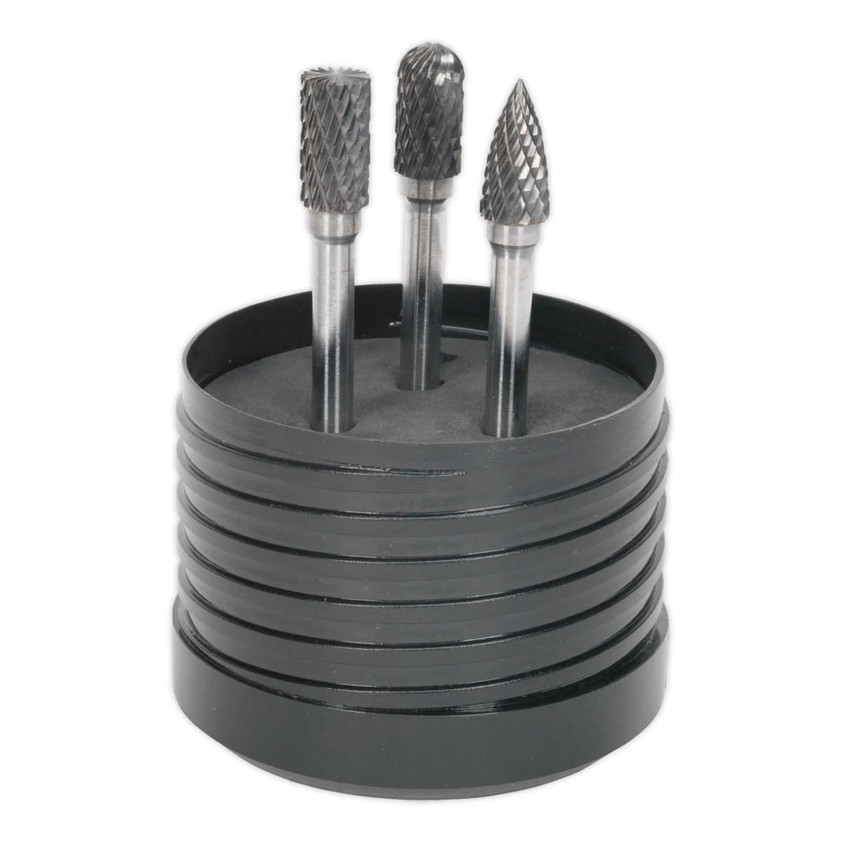 Sealey SDBK3 Tungsten Carbide Rotary Burr Set 3pc