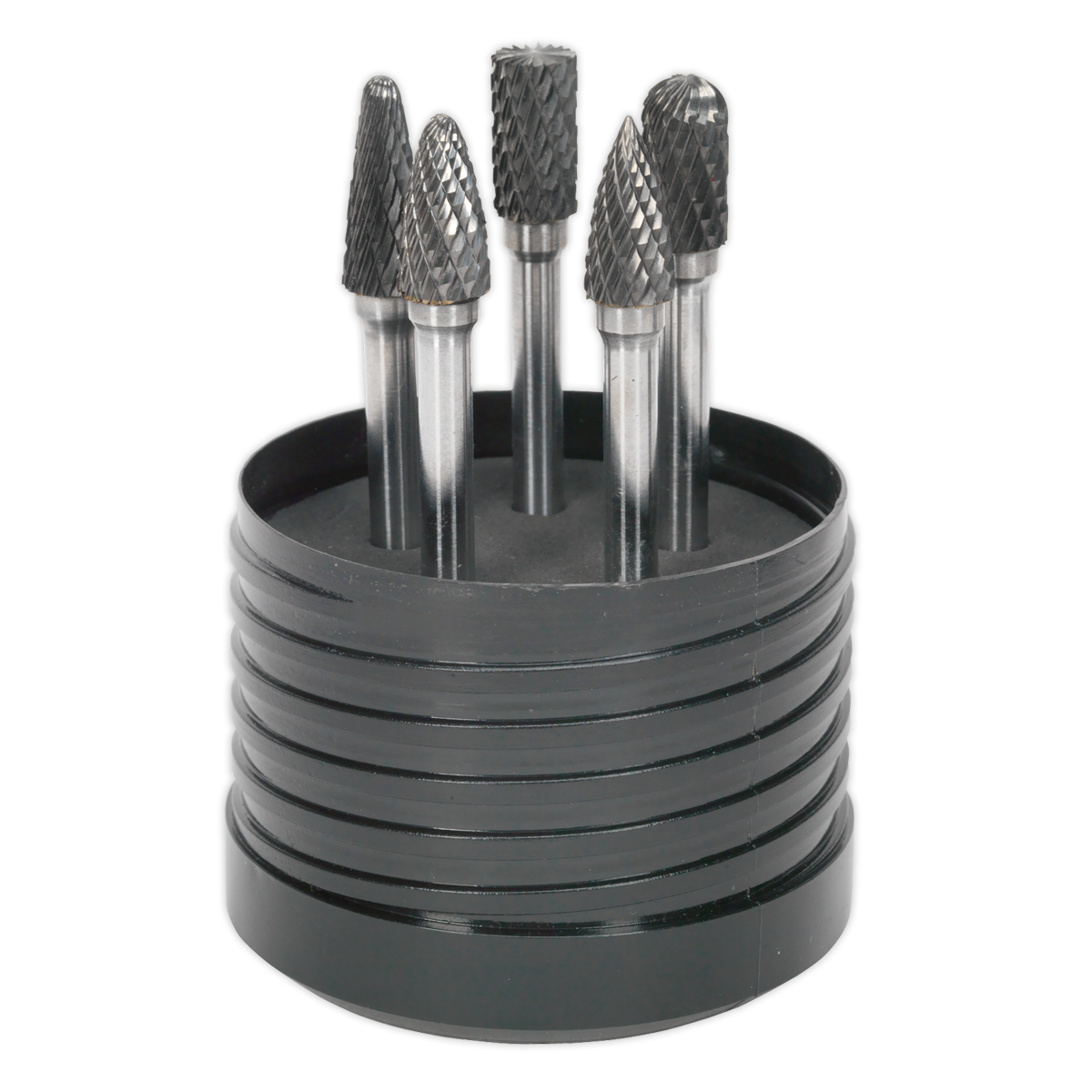 Sealey SDBK5 Tungsten Carbide Rotary Burr Set 5pc