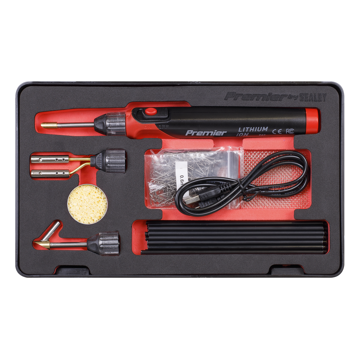 Sealey SDL14 Lithium-ion Rechargeable Plastic Welding Repair Kit 30W