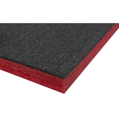 Sealey SF30R Easy Peel Shadow Foam® Red/Black 1200 x 550 x 30mm