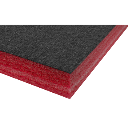 Sealey SF50R Easy Peel Shadow Foam® Red/Black 1200 x 550 x 50mm