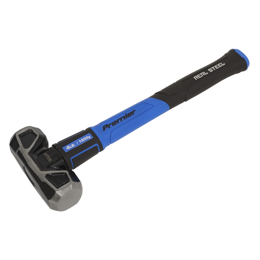 Sealey SLHG04 Sledge Hammer with Fibreglass Shaft 4lb Short Handle