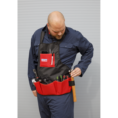 Sealey SMC44 Mechanic's Tool Apron 16-Pocket