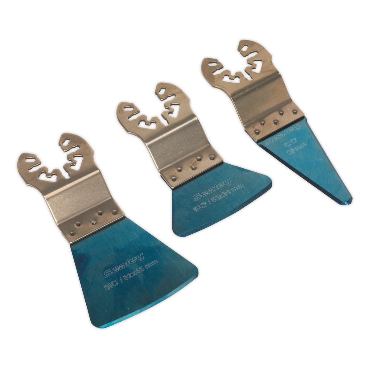 Sealey SMTB3 Multi-Tool Scraping Blade Set 3pc