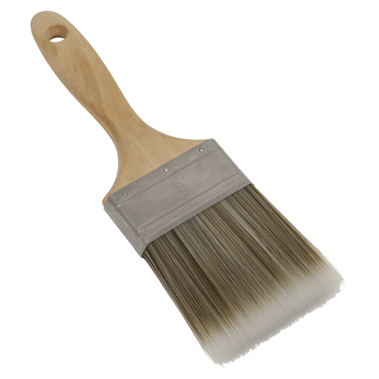 Sealey SPBS76W Wooden Handle Paint Brush 76mm