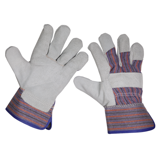 Sealey SSP12/6 Rigger's Gloves - Pack of 6 Pairs