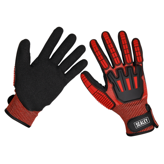 Sealey SSP38L Cut & Impact Resistant Gloves - Large - Pair