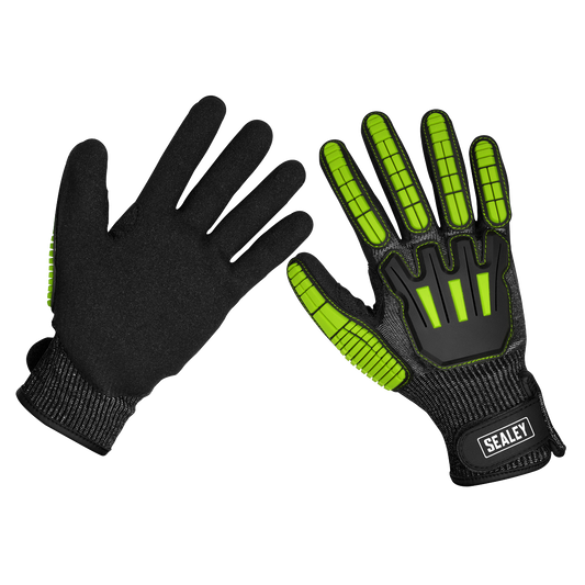 Sealey SSP39L Cut & Impact Resistant Gloves - Large - Pair