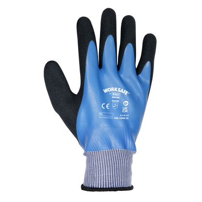 Sealey SSP49L/6 Waterproof Latex Gloves - (Large) - Pack of 6 Pairs